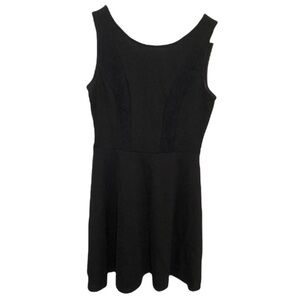 Mystic Sleeveless Fit & Flare Dress Black Lace Back M